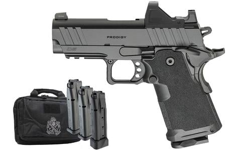 PRODIGY 9MM COMPACT 3.5 IN BARREL GREEN DOT OPTIC AOS PAC 