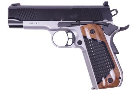 9MM LUGER 9+1 4` STAINLESS CROWNED BULL BARREL,  STAINLESS STEEL OPTIC READY