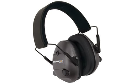 CHAMPION TARGET COMPANY Electronic Folding Earmuff Black NRR 25dB