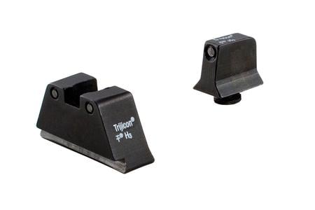 TRIJICON BRIGHT  TOUGH NIGHT SIGHT SET SUPPRESSOR WH FRNT BLK REAR GRN LAMPS