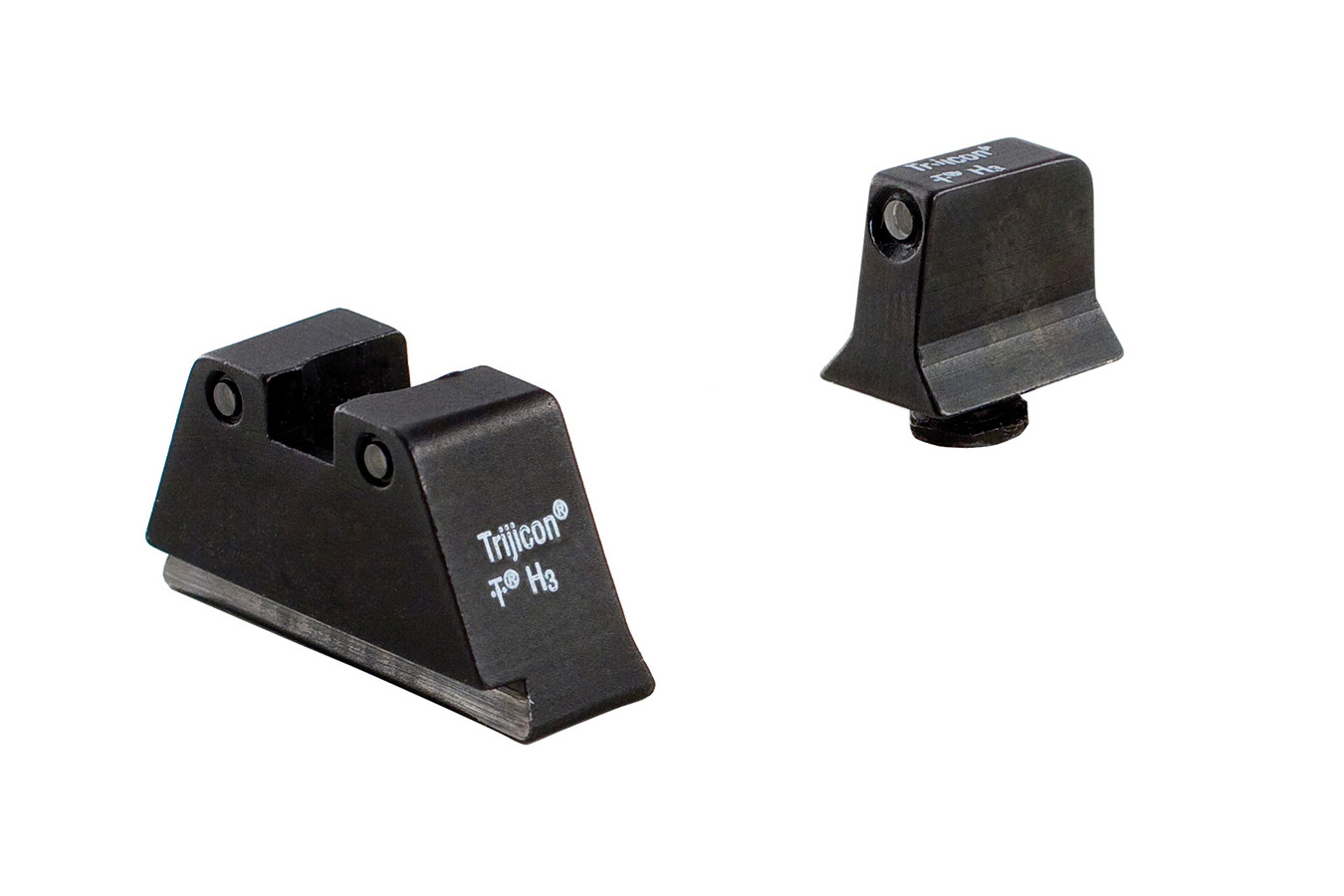 Trijicon Suppressor/Optic Height Sights - Glock Large Frames 3-Dot