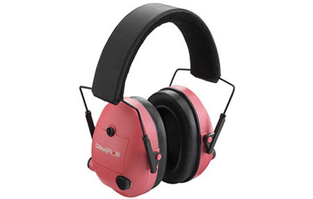 ELECTRONIC FOLDING EARMUFF PINK 25NRR