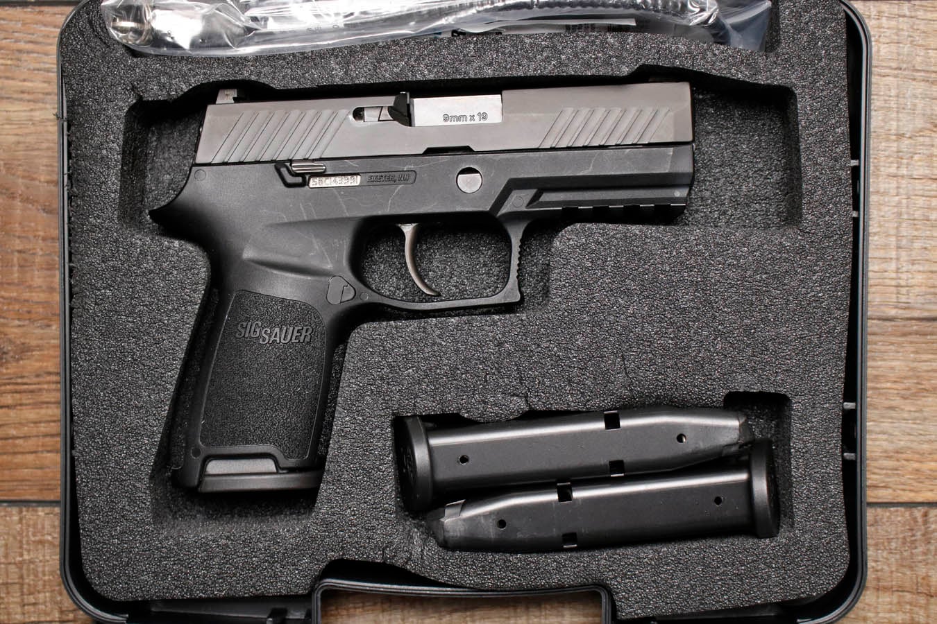 Sig Sauer P320 9mm Police Trade-In Pistol with Three Magazines and Original Box