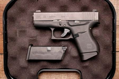 GLOCK 43 9MM LUGER USED PISTOL (GOOD)