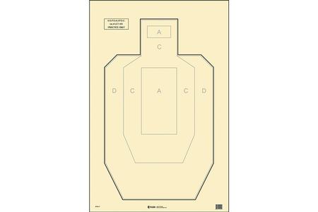 ACTION TGT USPSA PAPER 100PK