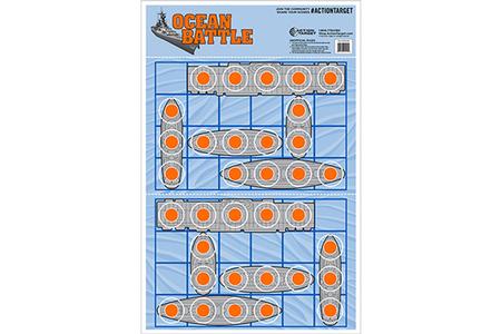 ACTION TGT OCEAN BATTLE 100PK