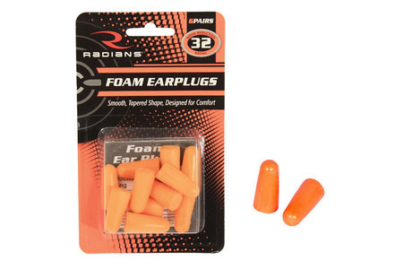 UNCORDED FOAM EARPLUGS 32NRR 6 PAIRS