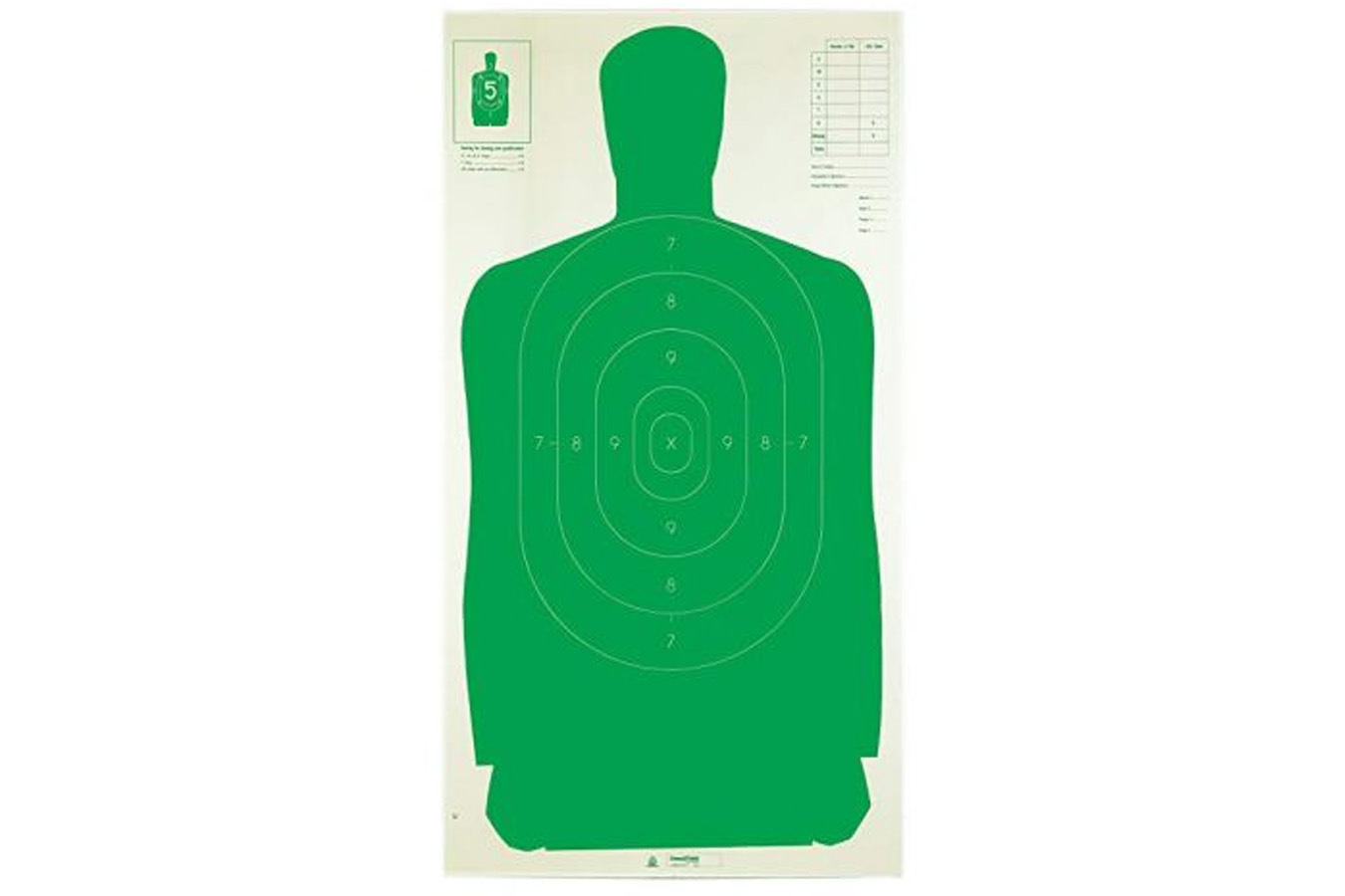 Champion Green Silhouette Target - 100 Pack