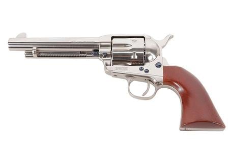 UBERTI 1873 45COLT S/A CATTLEMAN REVOLVER NICKEL PLATED