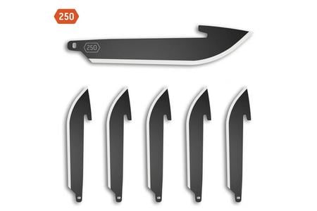 OD EDGE DROP-PT 2.5 BLADE 6PK BLK