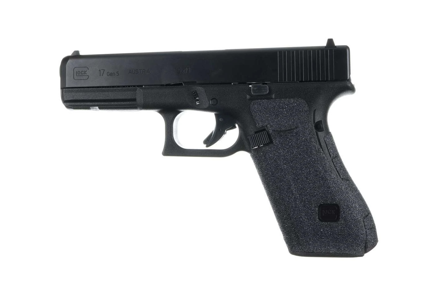 Talon Grips Granulate Black Grips for Glock 17 Gen5 Pistol with No Backstrap