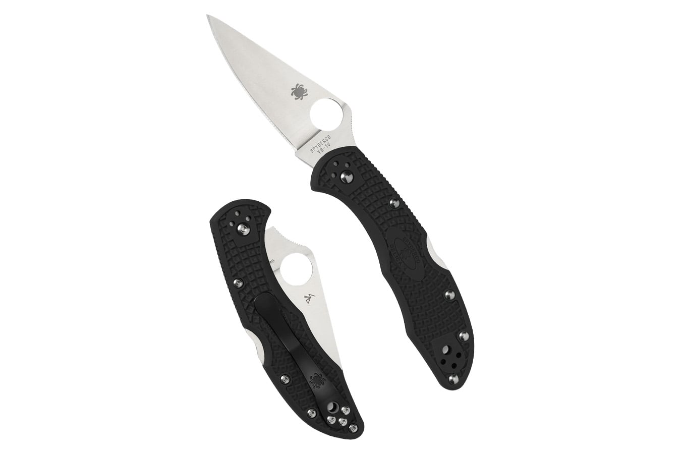 Spyderco Delica 4 Lightweight Flat Ground Folding Pocket Knife