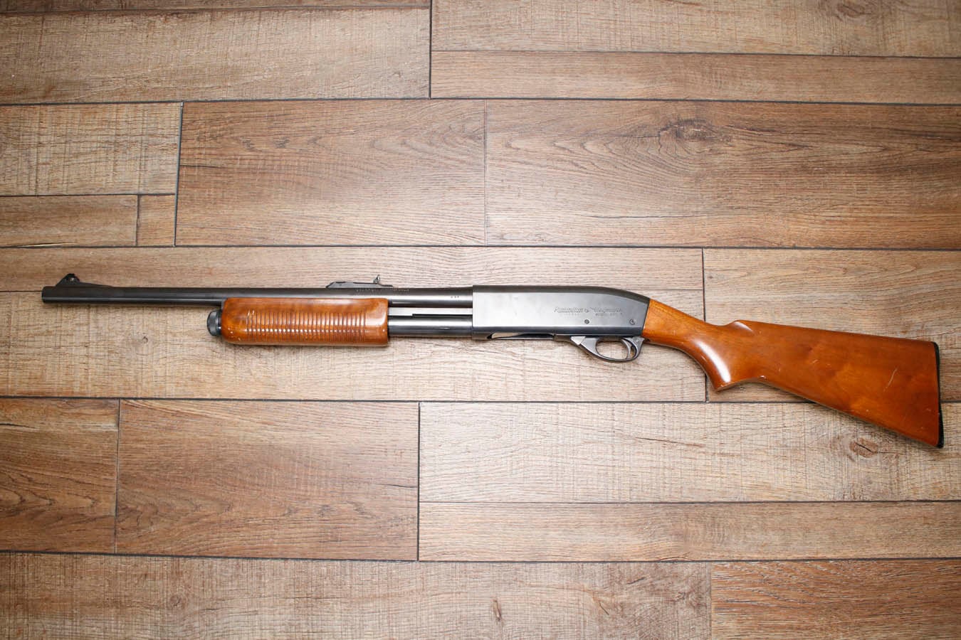 Remington 870 Wingmaster 12GA Police Trade-In Shotgun with Rifle Sights