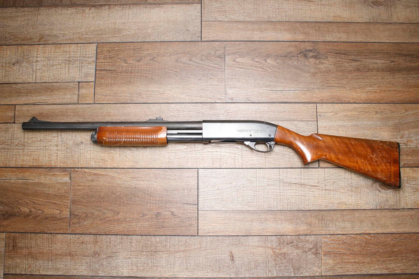 Remington 870 Wingmaster 12GA Police Trade-In Shotgun with Rifle Sights