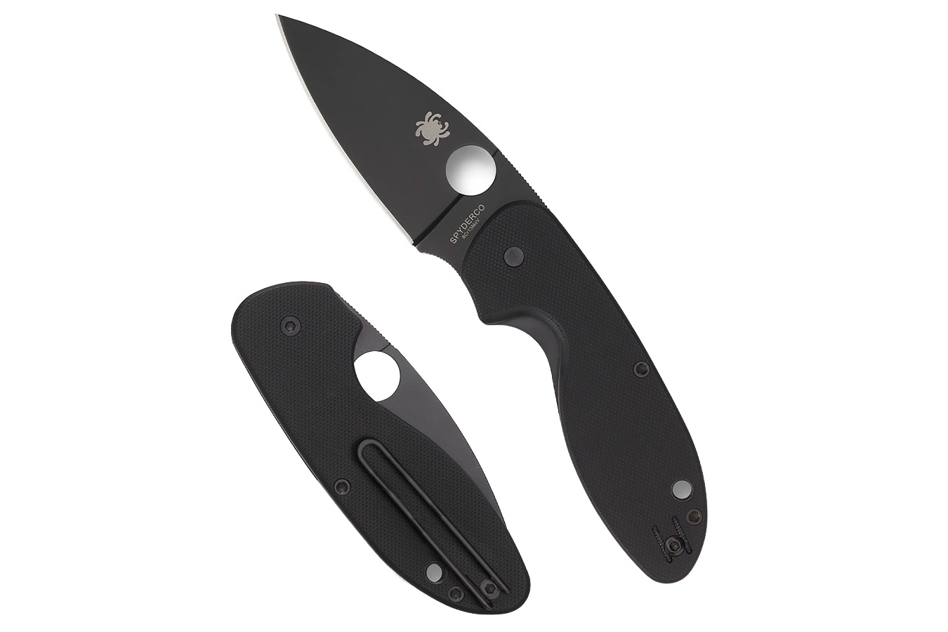 Spyderco Efficient Folding Pocket Knife (Black)