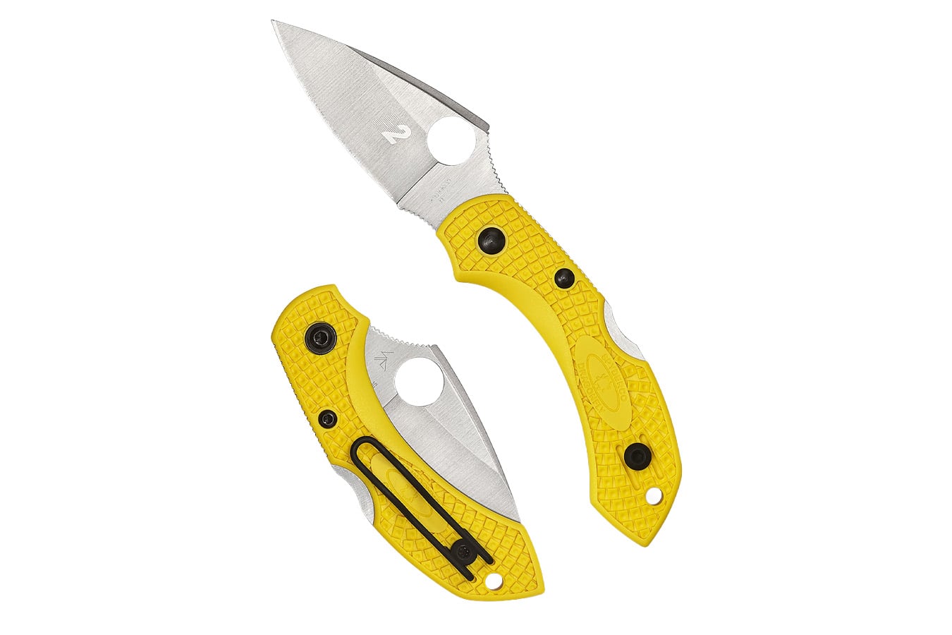 Spyderco Dragonfly 2 Salt Folding Pocket Knife (Yellow)