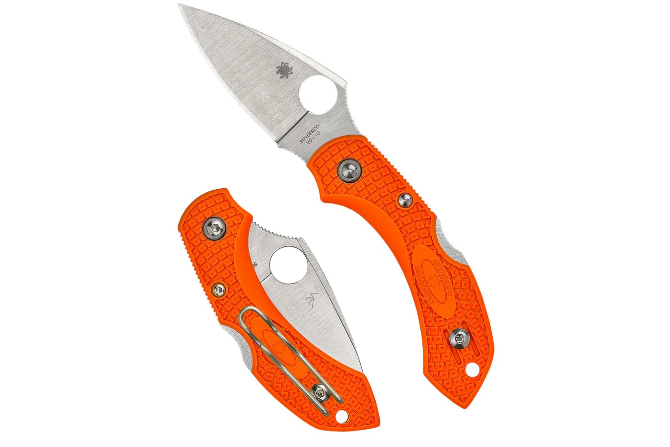 Spyderco Dragonfly 2 Lightweight Folding Pocket Knife (Orange)