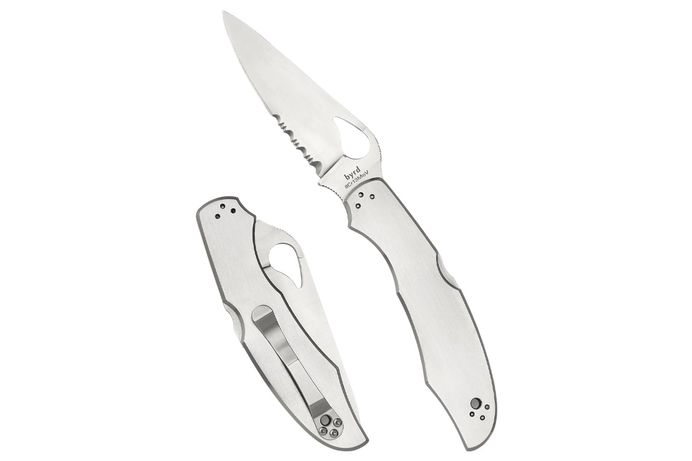 Spyderco Cara Cara 2 Stainless Folding Pocket Knife (Combination Edge)
