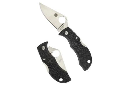 SPYDERCO MANBUG BLACK FRN PLAIN