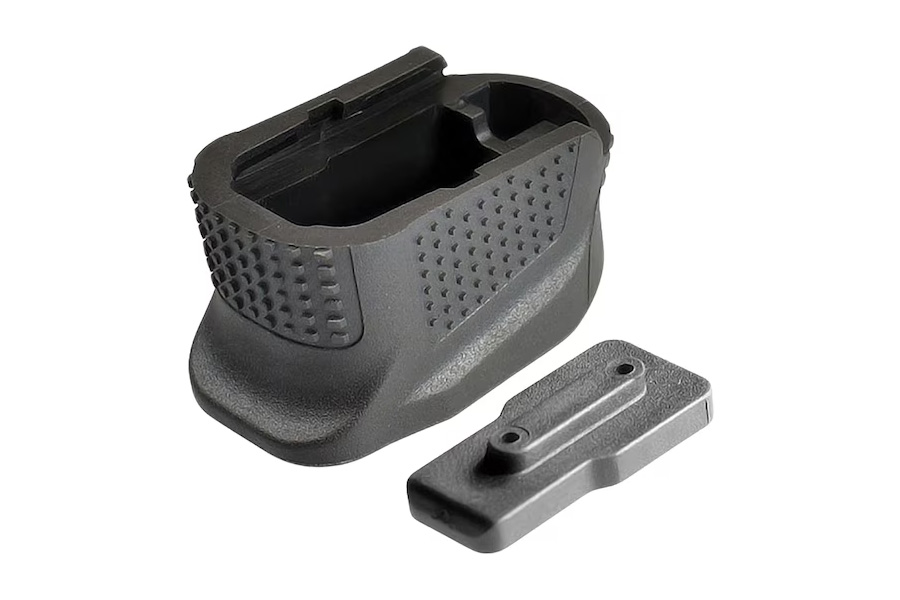 Strike Ind EMP Enhanced Magazine Plate Magazine Base Pad for Glock 42 +2 Polymer Black