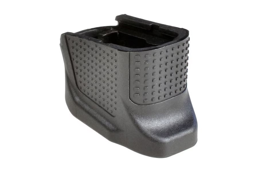 Strike Ind EMP Enhanced Magazine Plate Magazine Base Pad for Glock 43 +2 Polymer Black