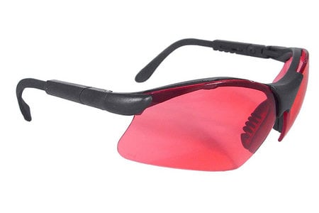 RADIANS Revelation Shooting Glasses (Red Lens/Black Frame)