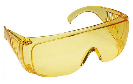 COVERALLS SHOOTING GLASSES, AMBER