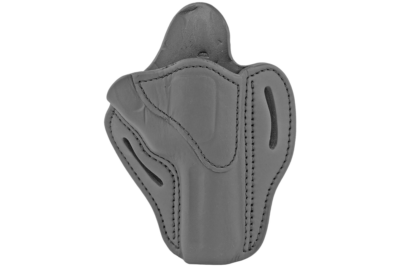1791 Gunleather Stealth Black Leather Belt Slide Holster for Ruger GP100/SW K Frame