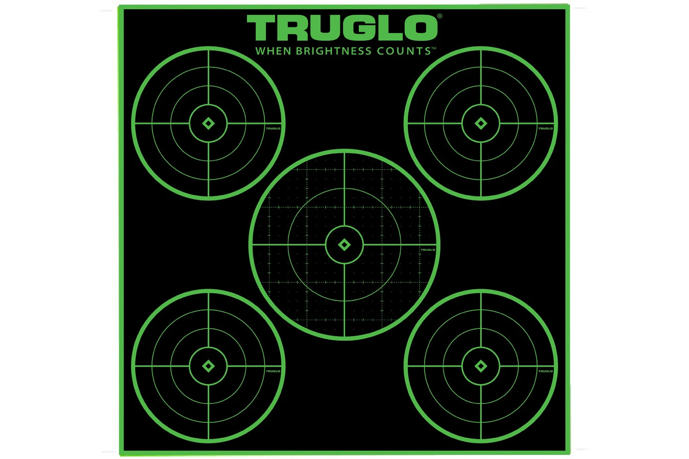 Truglo 5-Bullseye Target 12 x 12