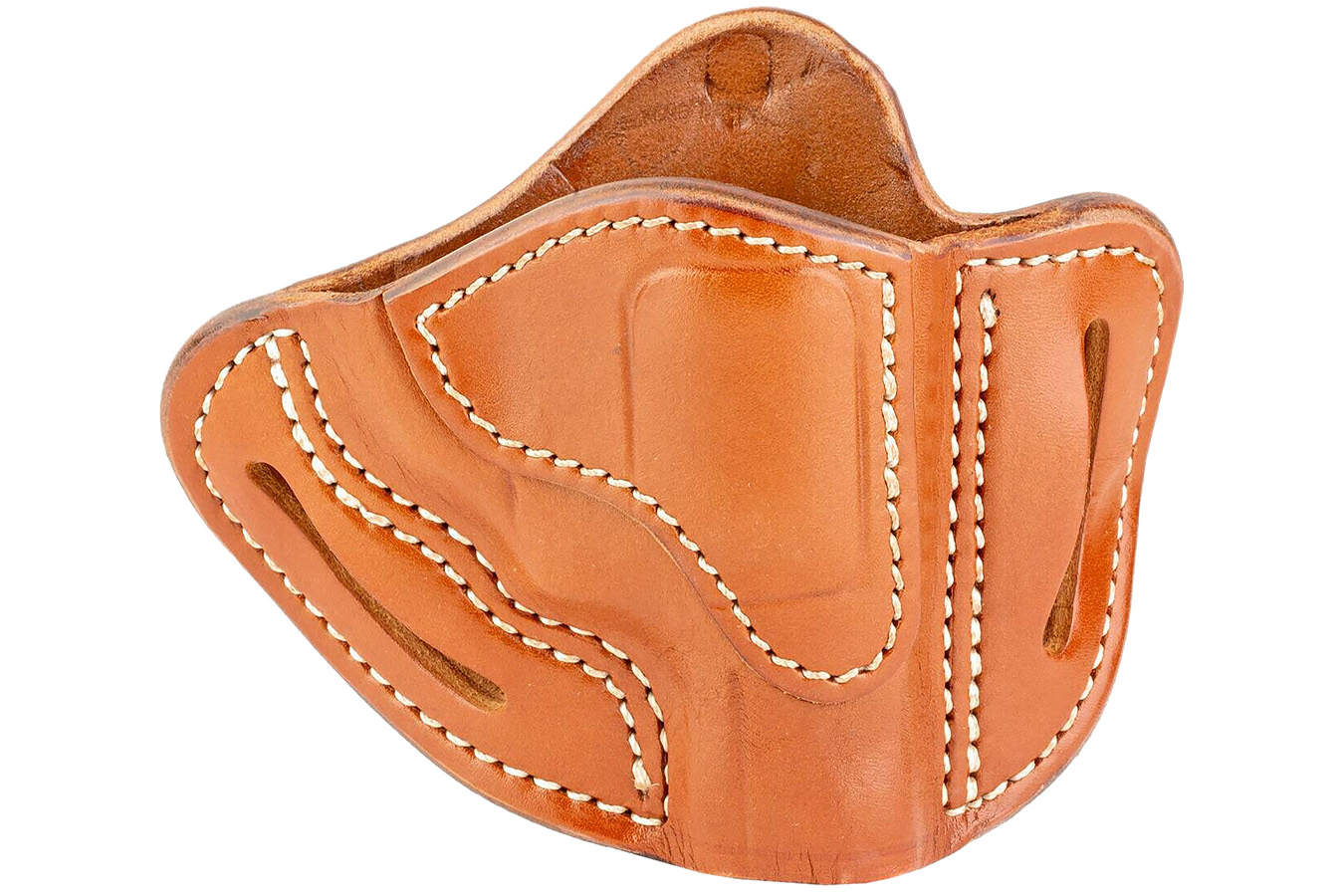 1791 Gunleather RVH1Classic Brown Leather Belt Slide Holster for SW J Frame/Ruger LCR/SW 38