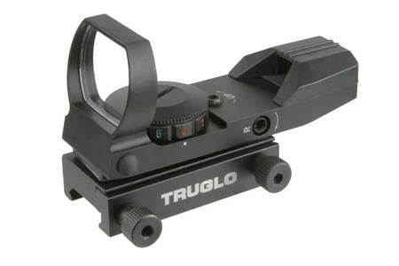 TRUGLO RED DOT OPEN 4 RETICLE BLACK