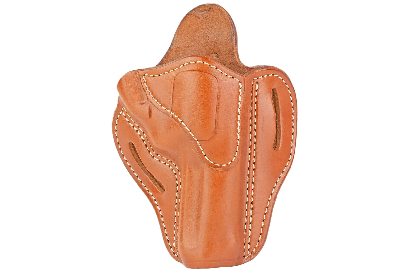 1791 Gunleather RVH2 Classic Brown Leather Belt Slide Holster for Ruger GP100/S&W K Frame