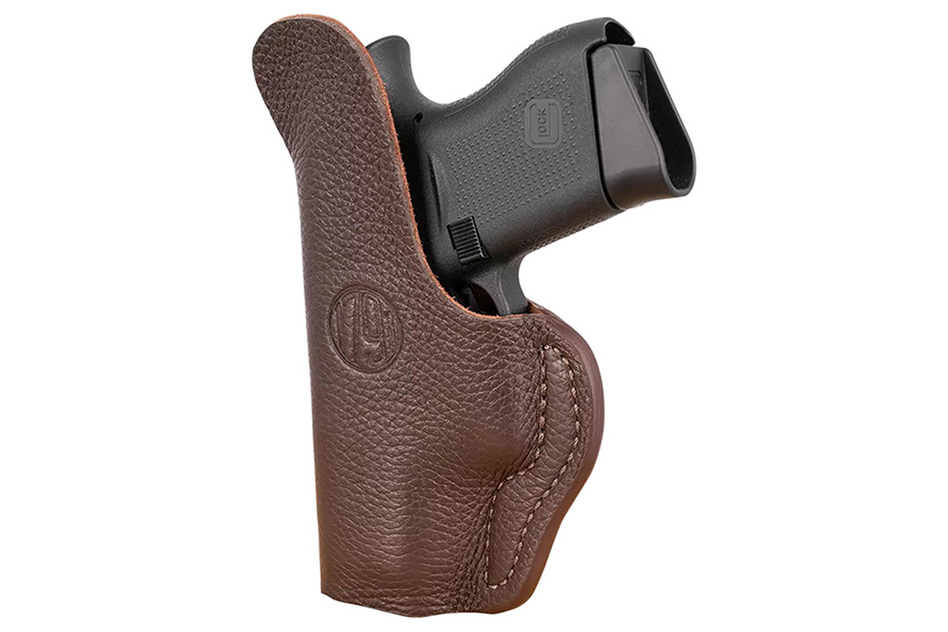 1791 Gunleather Fair Chase IWB Brown Deer Hide Belt Clip Holster for Ruger LC9/Glock 42/43/43X