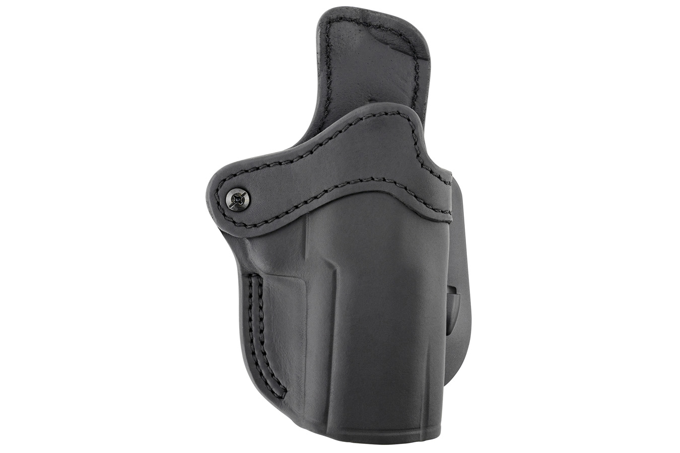 1791 Gunleather BH2.4 Optic Ready Stealth Black Leather Paddle Holster for Walther PPQ/Sig P320/Springfield XD-M