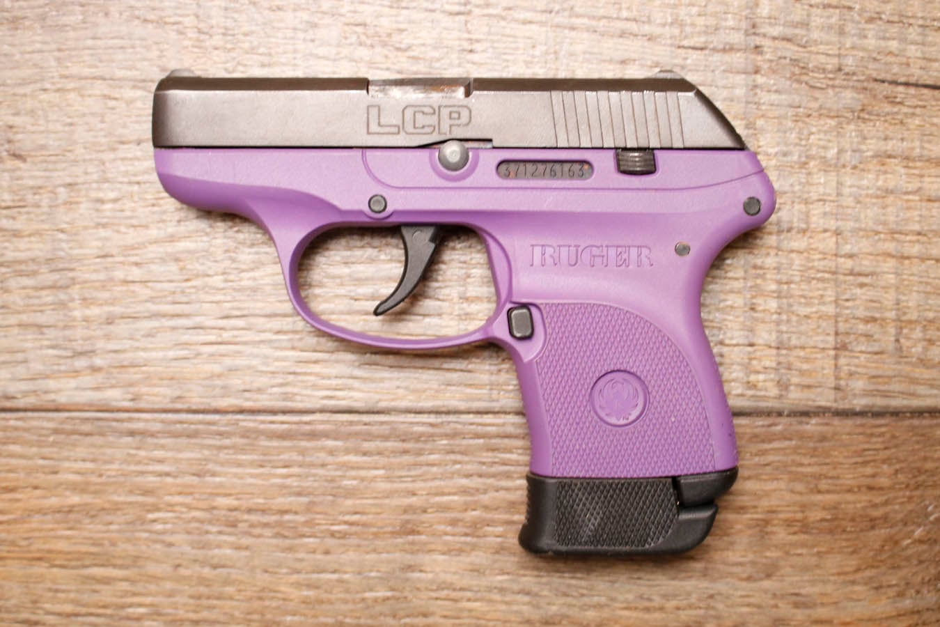 Ruger LCP 380 ACP Police Trade-In Pistol with Lady Lilac Frame