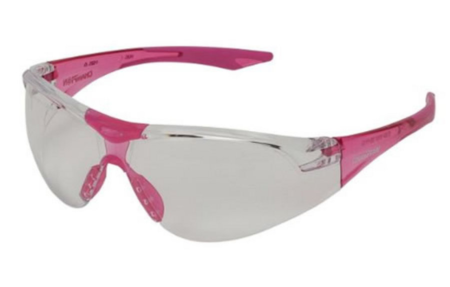 SLIM FIT SHOOTING GLASSES CLEAR/PINK