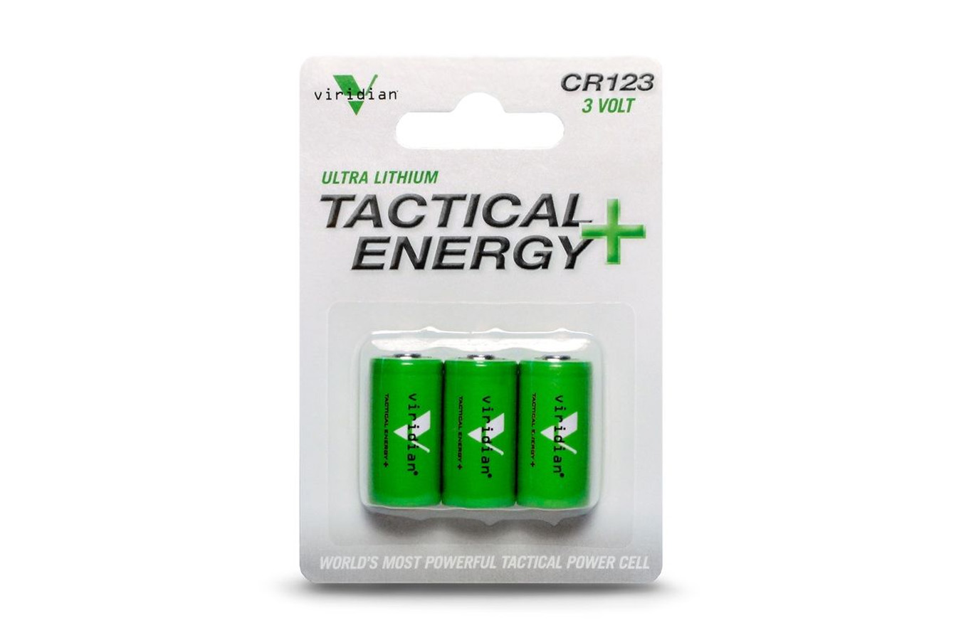 Viridian CR123A Lithium Battery - 3 Pack