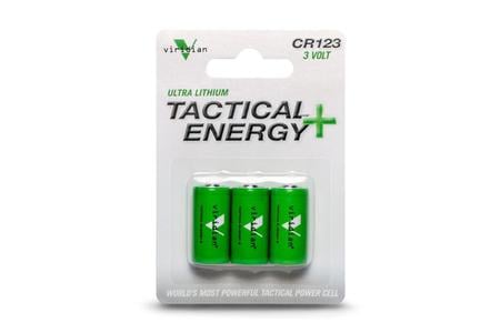 VIRIDIAN CR123A LITH BATTERY 3PK