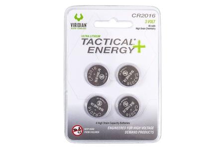 VIRIDIAN TACTL CR2016 LTHM BTY 4PK