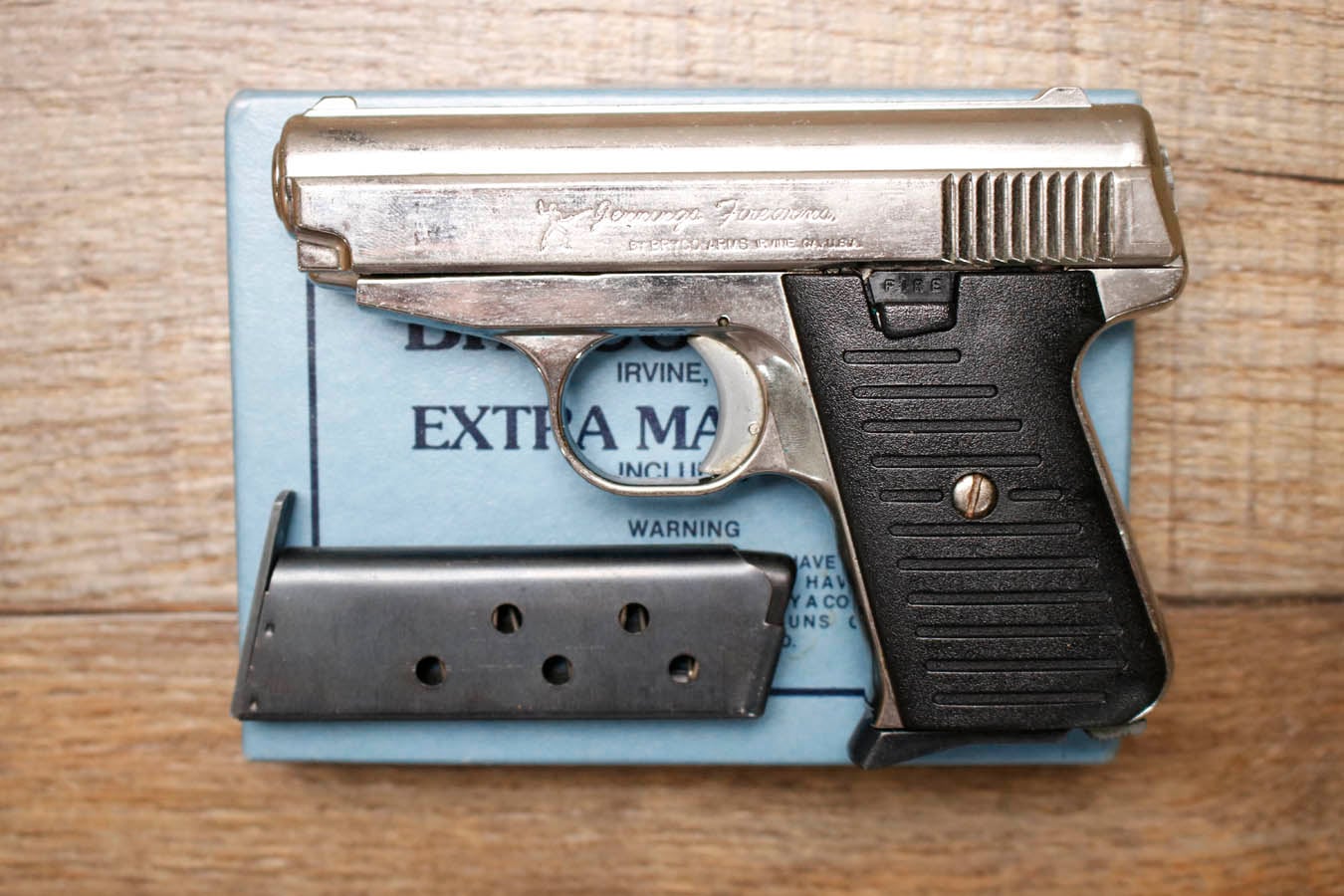 Jennings 38 380 ACP Police Trade-In Pistol with Original Box and 2 Magazines