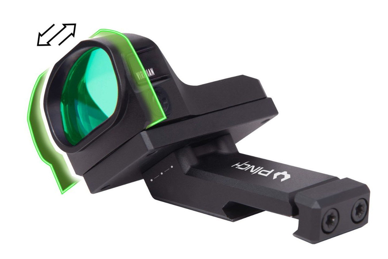 Viridian PINCH Adjustable Ambidextrous 35 Degree Offset Mount with Adapter Plates