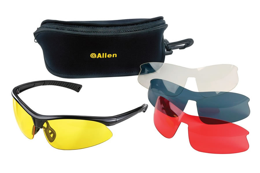 ALLEN COMPANY PRO CLASS BLADE STYLE GLASSES W/ 4 LENS