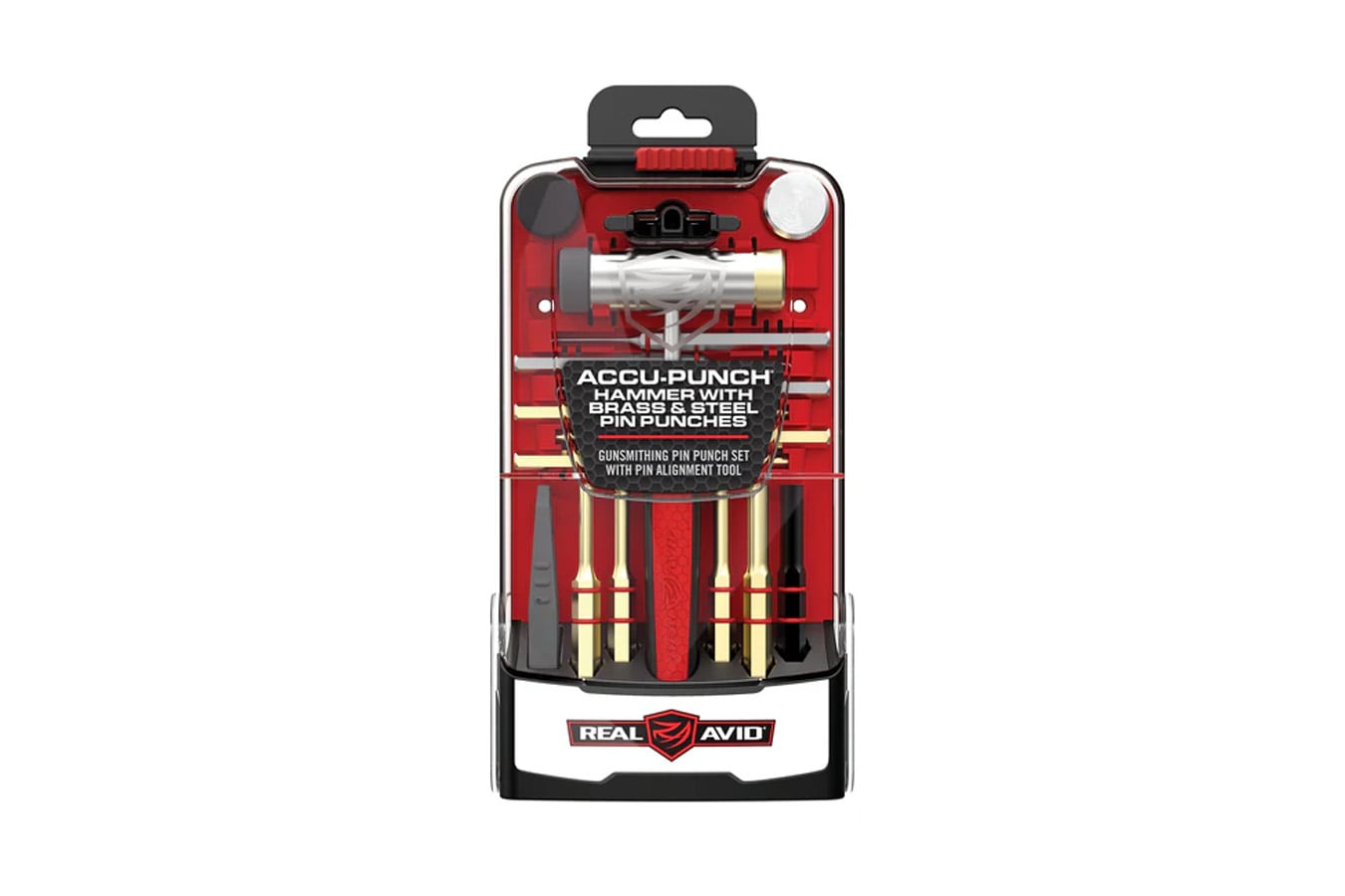Real Avid Accu-Punch Hammer with Brass & Steel Pin Punches