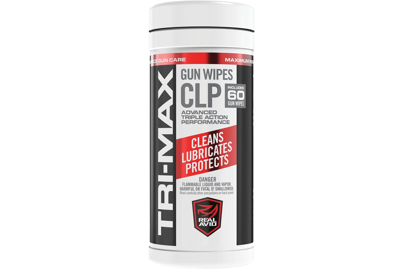 Real Avid Tri-Max CLP Gun Wipes-Canister