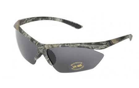 SHOOTING GLASS SMOKE LENS/CAMO FRAME