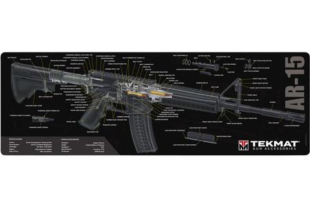 TEKMAT CUTAWAY RIFLE MAT AR15 BLK