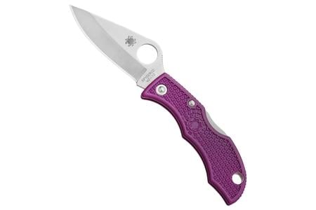 SPYDERCO LADYBUG3 PURPLE FRN PLAIN