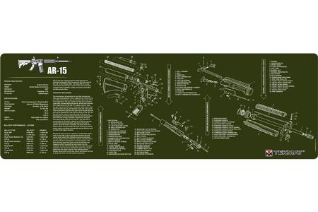 TEKMAT RIFLE MAT AR15 OD GREEN