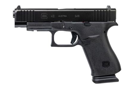 GLOCK 48 SLIM COMPACT 9MM LUGER 15+1 4.17` BLACK GMB BARREL, BLACK NDLC OPTIC READY