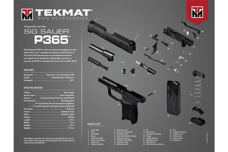 TEKMAT ULTRA PSTL MAT SIG P365